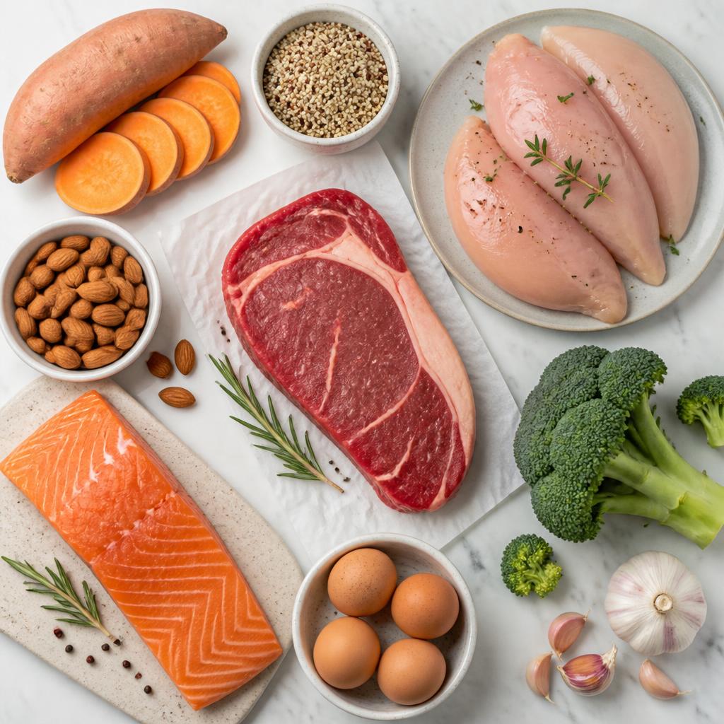 Raw premium proteins and fresh ingredients